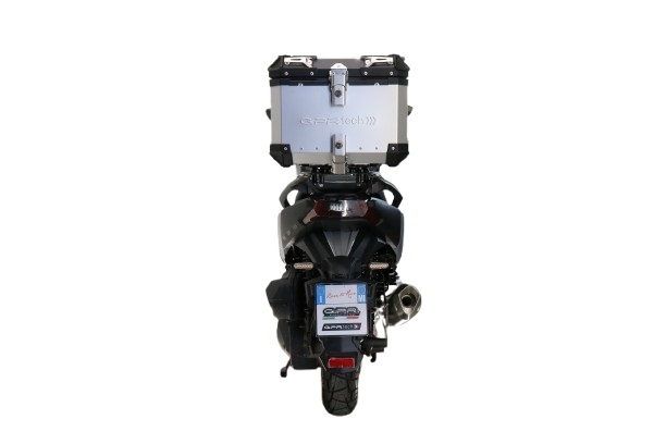 Top case GPR TECH compatible with  Bmw G 310 Gs 2017/2021 e4 GPR TECH Top case in aluminum, silver color with specific plate included Capacity 26 LT.