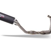 GPR exhaust compatible with Yamaha Mt-09 2021-2024, Furore Evo4 Nero, Homologated legal full system exhaust, including removable db killer and catalyst 