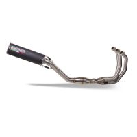 GPR exhaust compatible with Yamaha Mt-09 2021-2024, M3 Black Titanium, Homologated legal full system exhaust, including removable db killer and catalyst 