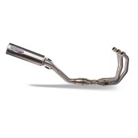 GPR exhaust compatible with Yamaha Mt-09 2021-2024, M3 Inox , Homologated legal full system exhaust, including removable db killer and catalyst 