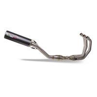 GPR exhaust compatible with Yamaha Tracer 9 2021-2024, M3 Poppy , Homologated legal full system exhaust, including removable db killer and catalyst 