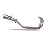GPR exhaust compatible with Yamaha Mt-09 2021-2024, Powercone Evo, Homologated legal full system exhaust, including removable db killer and catalyst 
