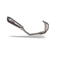 GPR exhaust compatible with Triumph Daytona 660 2023-2025, New Grand Prix Evo Titanium, full system exhaust legal for UK and non-EU countries including removable db killer 