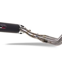 Exhaust compatible with Triumph Tiger Sport 660 2022-2024, M3 Black Titanium, Full system exhaust, including removable db killer 