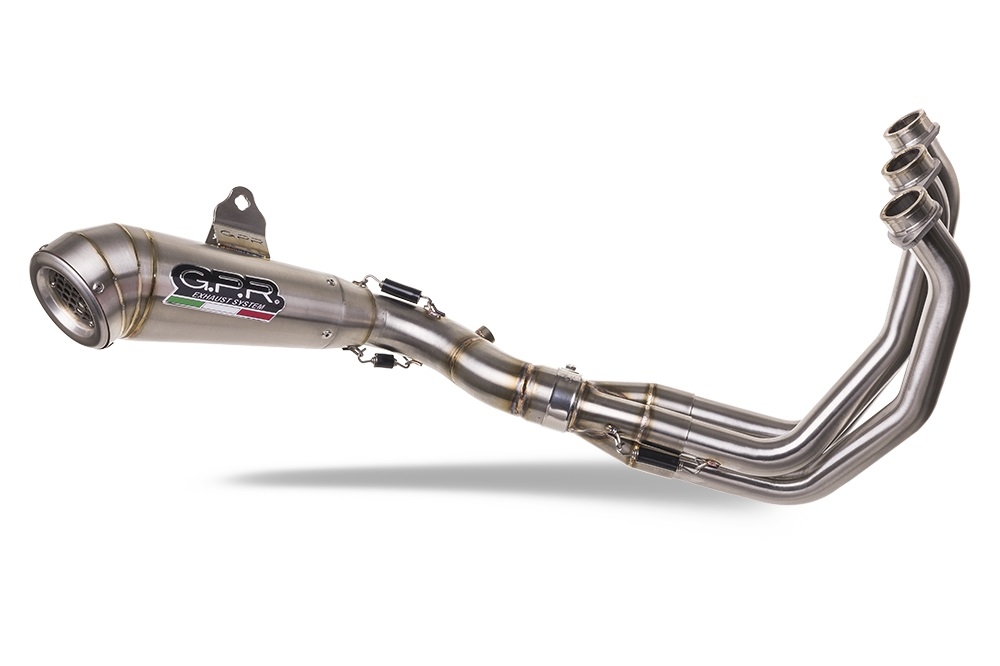 Exhaust compatible with Triumph Trident 660 2021-2024, Powercone Evo, Full system exhaust, including removable db killer 