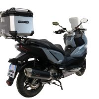 Top case GPR TECH compatible with  Bmw G 310 Gs 2017/2021 e4 GPR TECH Top case in aluminum, silver color with specific plate included Capacity 45 LT.