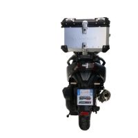 Top case GPR TECH compatible with  Bmw G 310 Gs 2017/2021 e4 GPR TECH Top case in aluminum, silver color with specific plate included Capacity 45 LT.