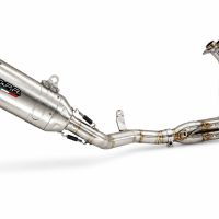 GPR exhaust compatible with Honda Cbr 650 R 2021-2023, Furore-X Inox, Homologated legal full system exhaust, including removable db killer and catalyst 