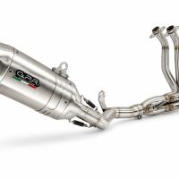 GPR exhaust compatible with Honda Cbr 650 R 2021-2023, Furore-X Inox, Homologated legal full system exhaust, including removable db killer and catalyst 
