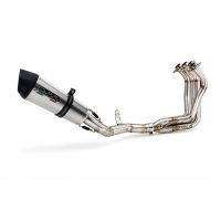 GPR exhaust compatible with Honda Cbr 650 F 2017-2018, Furore Evo4 Poppy, full system exhaust legal for UK and non-EU countries including removable db killer 