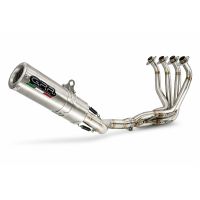 GPR exhaust compatible with Bmw S 1000 R -M 2014-2016, M3 Titanium Natural, Homologated legal full system exhaust, including removable db killer 