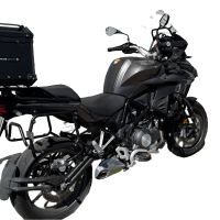 Top case GPR TECH compatible with  Benelli Trk 502 X 2017/2020 e4 GPR TECH Top case in aluminum, black color with specific plate included Capacity 45 LT.