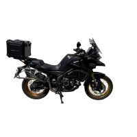 Top case GPR TECH compatible with  Voge 525DSX 2023/2024 e5 GPR TECH Top case in aluminum, black color with specific plate included Capacity 35 LT.