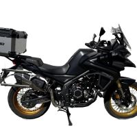 Top case GPR TECH compatible with  Voge 525DSX 2023/2025 e5 GPR TECH Top case in aluminum, silver color with specific plate included Capacity 45 LT.