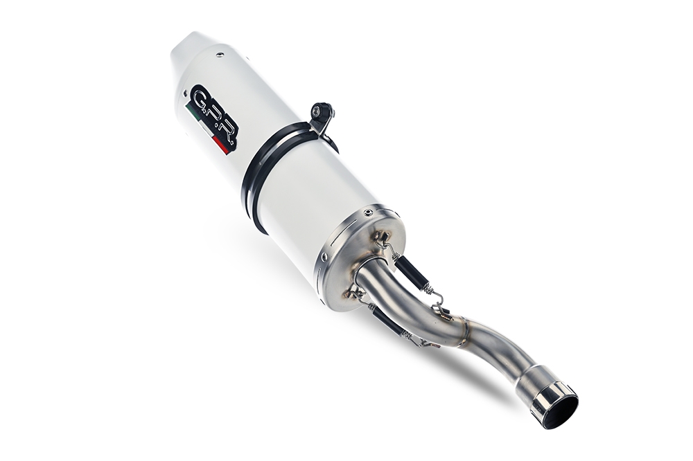 Exhaust compatible with Keeway Rkf 125 2021-2023, Albus Ceramic, Full system exhaust, including removable db killer 