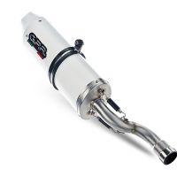 Exhaust compatible with Keeway Rkf 125 2021-2023, Albus Ceramic, Full system exhaust, including removable db killer 