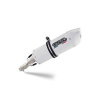 GPR exhaust compatible with Bmw F 800 R 2009-2014, Albus Ceramic, Homologated legal slip-on exhaust including removable db killer and link pipe 