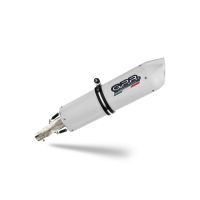 GPR exhaust compatible with Bmw F 700 Gs 2011-2015, Albus Ceramic, Homologated legal slip-on exhaust including removable db killer and link pipe 