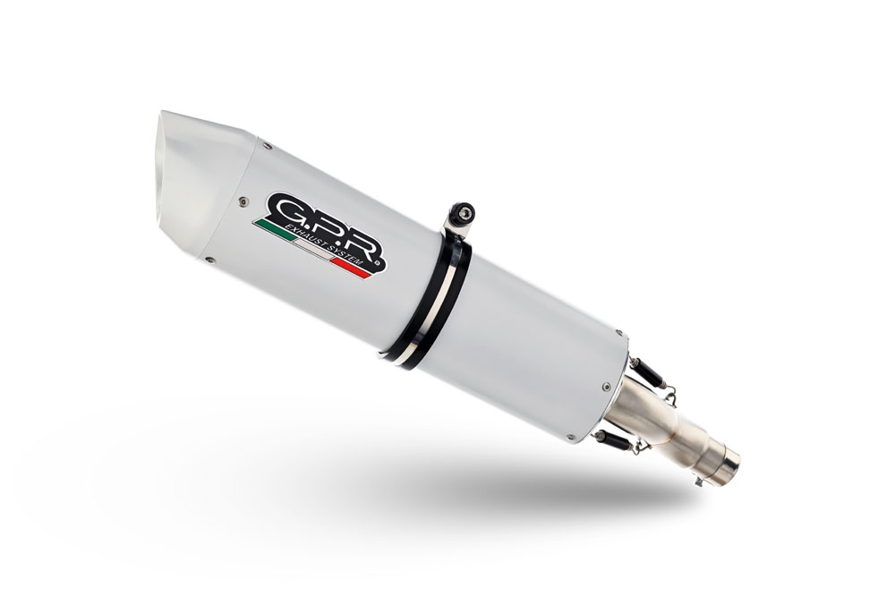 Exhaust compatible with Suzuki V-Strom 650 2017-2020, Albus Evo4, Mid-Full system exhaust including removable db killer 