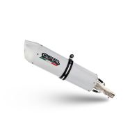 GPR exhaust compatible with Bmw K 1200 Gt 2006-2008, Albus Ceramic, Homologated legal slip-on exhaust including removable db killer, link pipe and catalyst 
