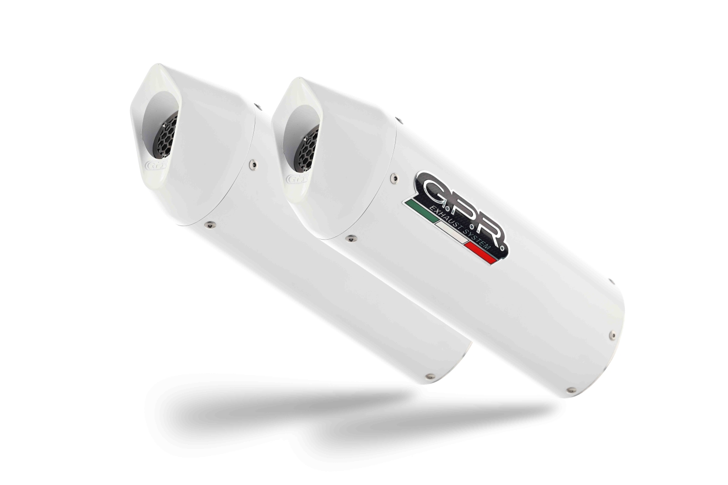 Exhaust compatible with Triumph Speed Triple 1050 R - S 2016-2020, Albus Evo4, Dual slip-on including removable db killers and link pipes, EPA-compliant 