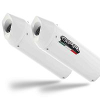 Exhaust compatible with Triumph Speed Triple 1050 R - S 2016-2020, Albus Evo4, Dual slip-on including removable db killers and link pipes, EPA-compliant 