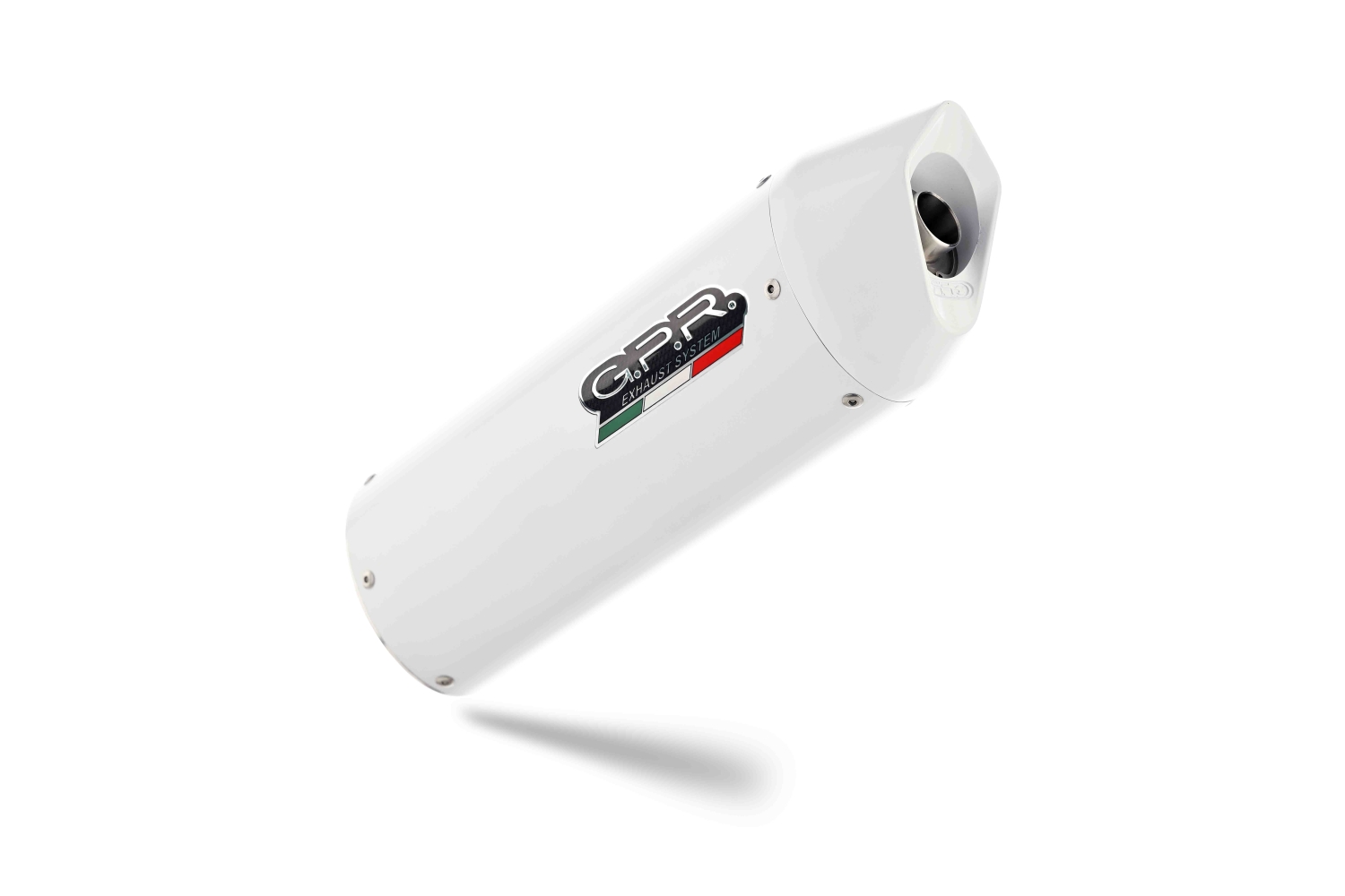 Exhaust compatible with Ktm EGS Adventure / LC4 1999-2003, Albus Ceramic, Slip-on exhaust including removable db killer and link pipe, EPA-compliant 