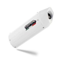 Exhaust compatible with Ktm EGS Adventure / LC4 1999-2003, Albus Ceramic, Slip-on exhaust including removable db killer and link pipe, EPA-compliant 