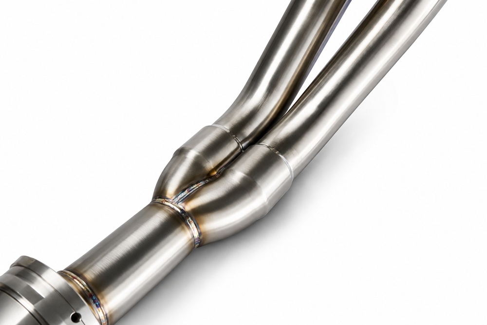 GPR exhaust compatible with Aprilia RS 660 2021-2024, Deeptone Inox, full system exhaust legal for UK and non-EU countries including removable db killer 