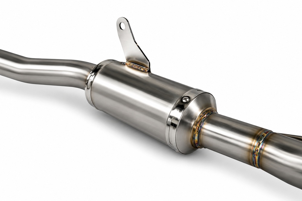 GPR exhaust compatible with Aprilia RS 660 2021-2024, Deeptone Inox, full system exhaust legal for UK and non-EU countries including removable db killer 