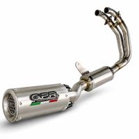 GPR exhaust compatible with Aprilia RS 660 2021-2024, M3 Inox , Homologated legal full system exhaust, including removable db killer and catalyst 