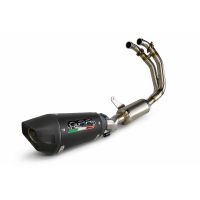 GPR exhaust compatible with Aprilia RS 660 2021-2024, GP-Revo Black Titanium, full system exhaust legal for UK and non-EU countries including removable db killer 