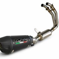 GPR exhaust compatible with Aprilia RS 660 2025-2026, GP-Revo Black Titanium, full system exhaust legal for UK and non-EU countries including removable db killer 
