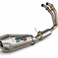 GPR exhaust compatible with Aprilia RS 660 2021-2024, GP-Revo Titanium, Homologated legal full system exhaust, including removable db killer and catalyst 