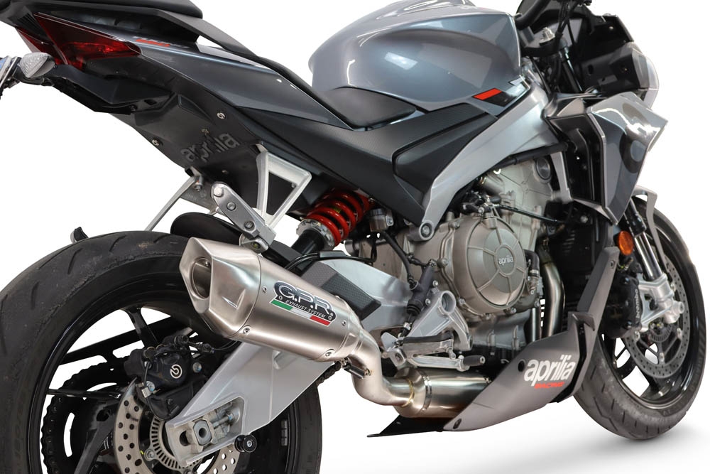 GPR exhaust compatible with Aprilia RS 660 2021-2024, GP-Revo Titanium, Homologated legal full system exhaust, including removable db killer and catalyst 