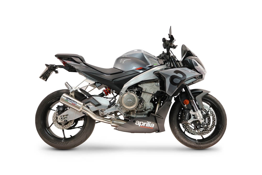 GPR exhaust compatible with Aprilia RS 660 2021-2024, M3 Inox , Homologated legal full system exhaust, including removable db killer and catalyst 