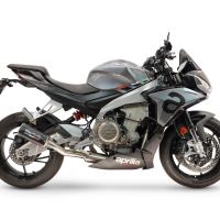 GPR exhaust compatible with Aprilia TUONO 660 2025-2026, M3 Black Titanium, Homologated legal full system exhaust, including removable db killer and catalyst 