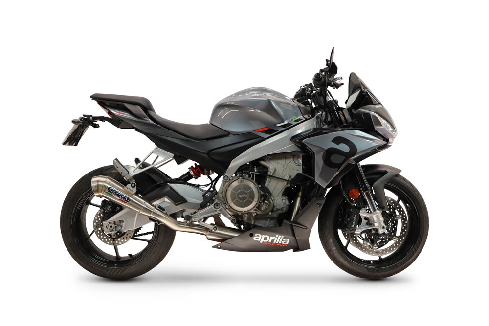 GPR exhaust compatible with Aprilia RS 660 2021-2024, Powercone Evo, full system exhaust legal for UK and non-EU countries including removable db killer 
