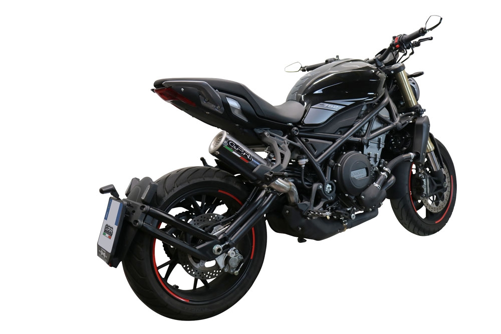 GPR exhaust compatible with  Benelli 752S 2019-2021, M3 Poppy , Slip-on exhaust including removable db killer and link pipe, EPA-compliant 