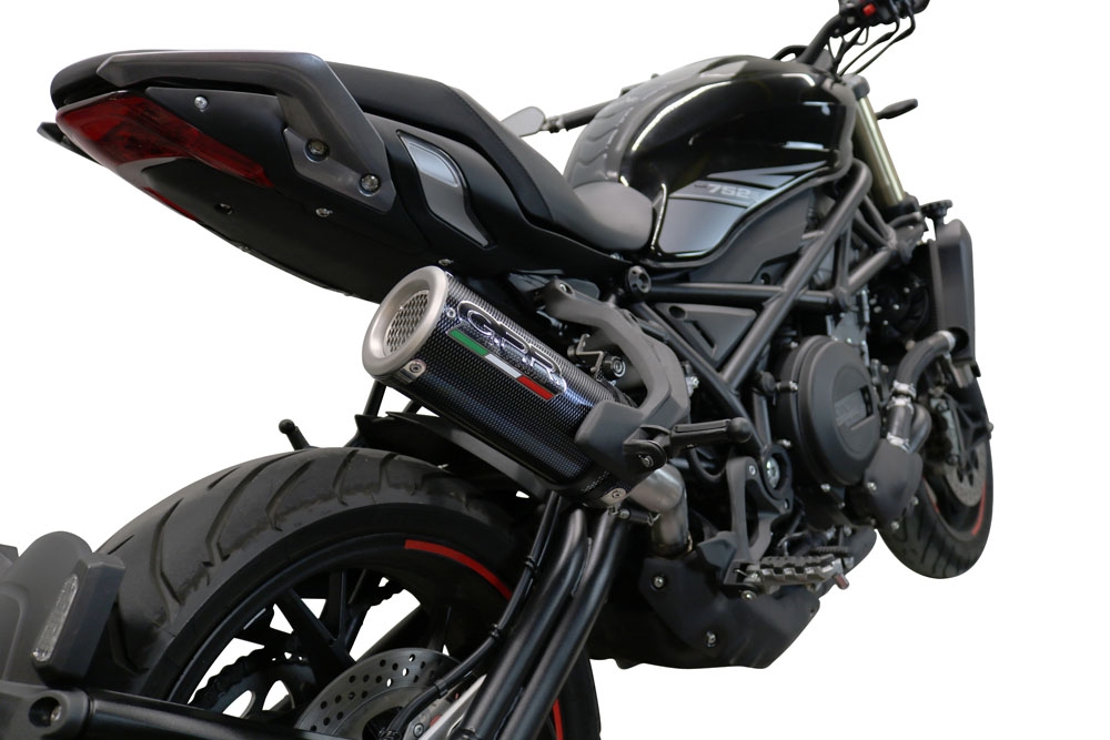 GPR exhaust compatible with  Benelli 752S 2019-2021, M3 Poppy , Slip-on exhaust including removable db killer and link pipe, EPA-compliant 