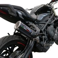 GPR exhaust compatible with  Benelli 752S 2019-2021, M3 Poppy , Slip-on exhaust including removable db killer and link pipe, EPA-compliant 