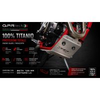 GPR TECH compatible with  Beta RR 125 4T Enduro LC 2021/2023 e5 GPR TECH Titanium Skid plate 