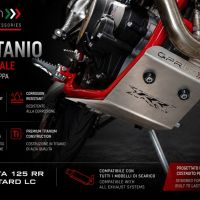 GPR TECH compatible with  Beta RR 125 4T Enduro LC 2021/2023 e5 GPR TECH Titanium Skid plate 