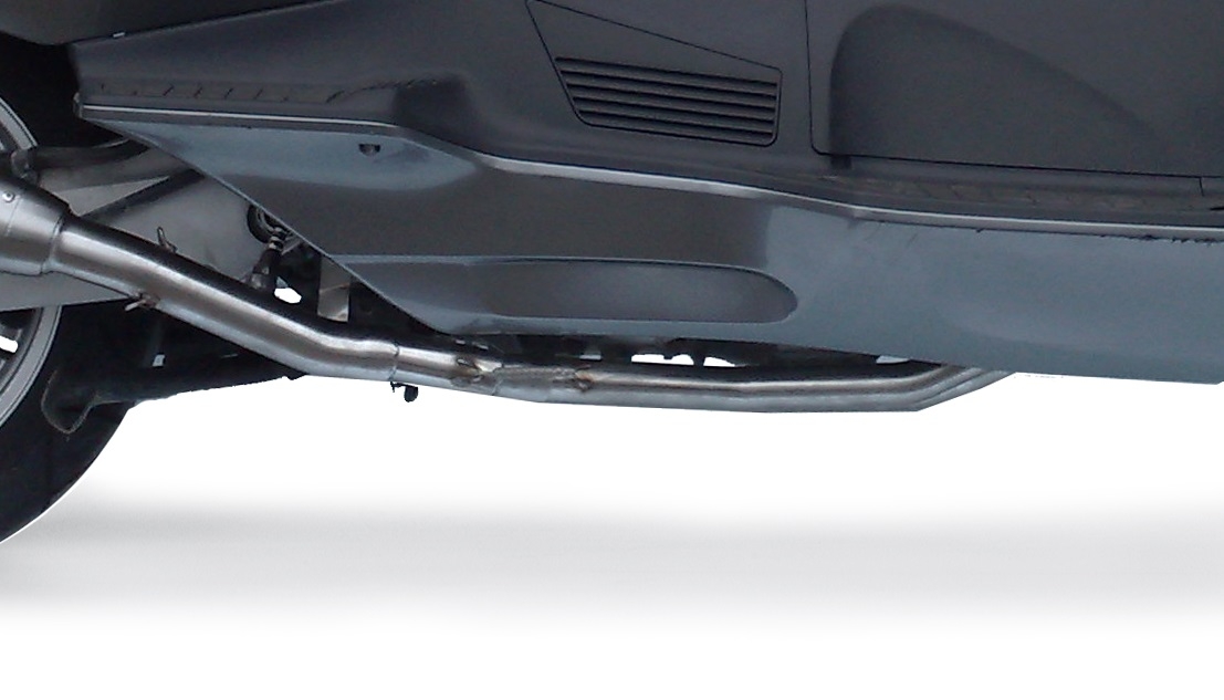 GPR exhaust compatible with  Suzuki Burgman An 650 2002-2012, Trioval, Full system exhaust, including removable db killer  