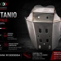 GPR TECH compatible with  Bmw R 1200 Gs Adventure 2007/2009 GPR TECH Titanium Skid plate 