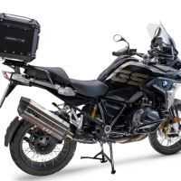 Top case GPR TECH compatible with  Bmw R 1200 Gs 2013/2016 GPR TECH Top case in aluminum, black color with specific plate included Capacity 35 LT.