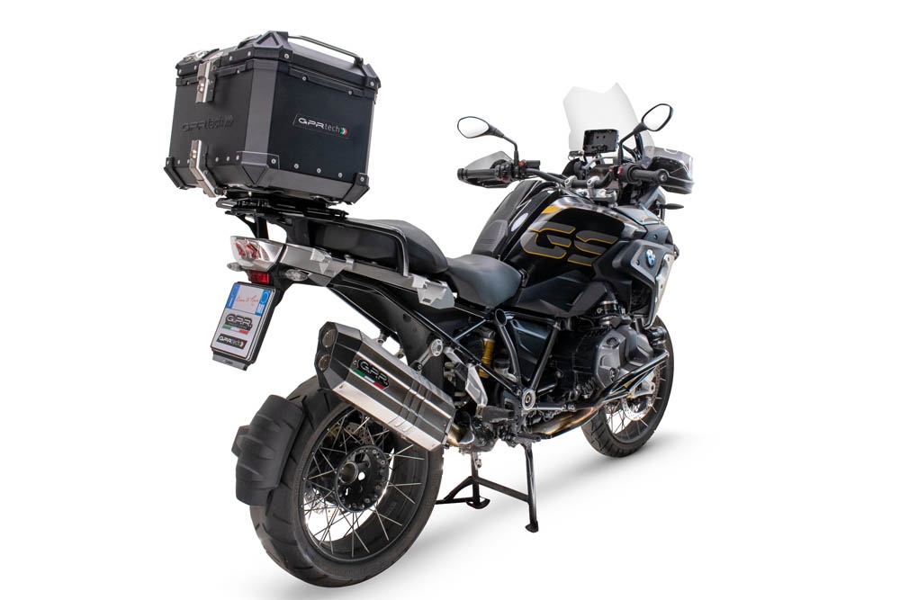 Top case GPR TECH compatible with  Bmw R 1200 Gs 2017/2018 e4 GPR TECH Top case in aluminum, black color with specific plate included Capacity 45 LT.