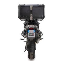 Top case GPR TECH compatible with  Bmw R 1200 Gs 2013/2016 GPR TECH Top case in aluminum, black color with specific plate included Capacity 45 LT.