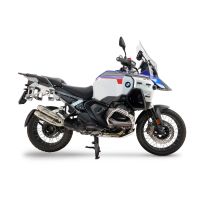 GPR exhaust compatible with Bmw R 1300 GS Adventure 2024-2026, Deeptone Duplex, Dual Homologated legal slip-on exhaust including removable db killers and link pipes 