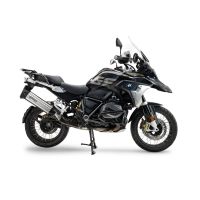 GPR exhaust compatible with Bmw R 1250 Gs 2019-2020, Furore-X Titanio, Homologated legal slip-on exhaust including removable db killer and link pipe 